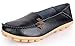 LabatoStyle Women’s Casual Leather Loafers Driving Moccasins Flats Shoes (Black, 10 B(M) US)