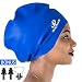 Dsane Extra Large XL Swimming/Shower Cap for Women and Men,Special Design Swim Cap for Long Thick Curly Hair&Dreadlocks Weaves Braids Afros Silicone Keep Your Hair Dry