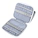 Teamoy Organizer Case for Interchangeable Circular Knitting Needles, Crochet Hooks and Knitting Accessories, Keep All in Place and Easy to Carry, Cats Pink (No Accessories Included)