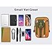 MoKo Universal Outdoor Waist Bag, Tactical EDC Molle Pouch Camping Belt Purse Fit 6.5