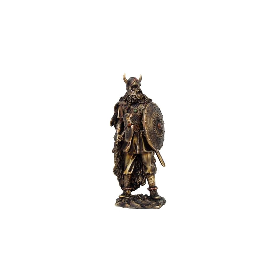 Viking Warrior Statue Bronze Finishing Cold Cast Resin Statue on PopScreen