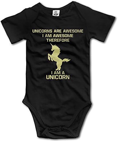 Infant Baby Clothes Always Be A Unicorn Short-Sleeveless Bodysuit Romper Playsuit Outfits 3M