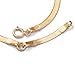 10k Yellow Gold Herringbone Ankle Bracelet Adjustable 9