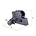 Pinty Front Rear Sight 4/16 Matte-Black Finished & Rugged Aluminum Construction Picatinny Tactical Mount Adjustable Detachable