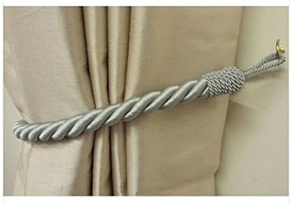 Ramcha 2 Piece Polyester Curtain Tieback - Cream