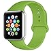 BOTOMALL Compatible with Iwatch Band 38mm 40mm 42mm 44mm Classic Silicone Sport Replacement Strap Bracelet for Iwatch All Models Series 4 Series 3 Series 2 1 (Green,42/44mm M/L)