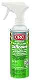 CRC Food Grade Silicone Lubricant, 15 fl oz Non-Aerosol Spray Can, Clear/White