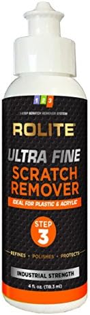Ultra Fine Scratch Remover for Plastic & Acrylic Surfaces Including Marine Strataglass & Eisenglass, Headlights, Aquariums
