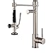 Kraus Single Handle Pull Down Kitchen Faucet Commercial Style Pre-rinse in Stainless Steel