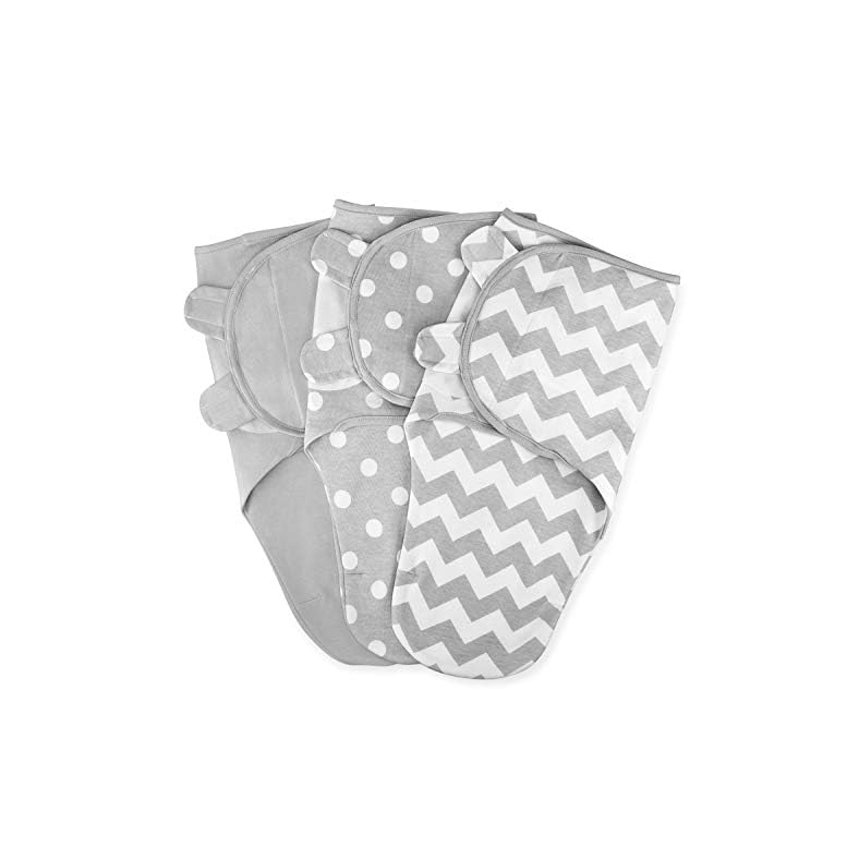 Comfy Cubs Swaddle Blanket Baby Girl Boy Easy Adjustable 3 Pack Infant Sleep Sack Wrap Newborn Babies Small (0-3 Month…