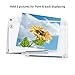 ONE WALL Acrylic Picture Frames 5x5 inches, Clear Double Sided Magnetic Photo Block Frame, Frameless Self Standing for Tabletop Desktop Display
