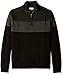Calvin Klein Men's Raglan Color Block Quarter Zip Sweater