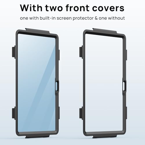 Gerutek Anti-Drop Case for Lenovo Idea Tab 11 Inch 2025/Tab K11 Gen 2/Tab M11/Xiaoxin Pad 11", Rugged Case with Screen Protector, Rotating Stand, Hand/Shoulder Strap, Pencil Holder, Black