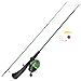 Wakeman Spawn Series Kids Spincast Combo and Tackle Set - Green, 51