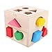 Babrit 13 Holes Intelligence Shape Sorter Cognitive and Matching Wooden Geometric Shape Sorting Box