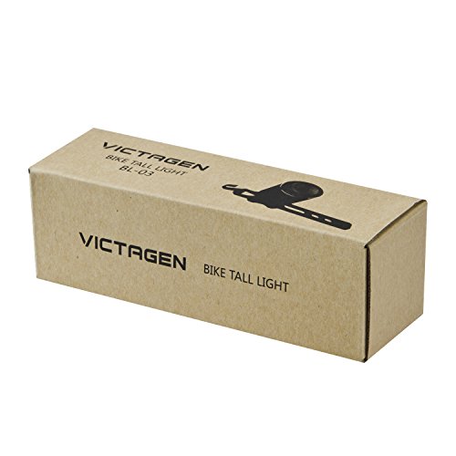 Victagen Smart USB Rechargeable Bike Tail Light, Helmet Light, Auto on-Off According to Brightness Movement, IPX6 Waterproof LED Bicycle Taillight Cycling Safety, Rear Bike Light
