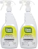 CleanWell Botanical Disinfectant - All Purpose Cleaner - 26 oz - 2 pk