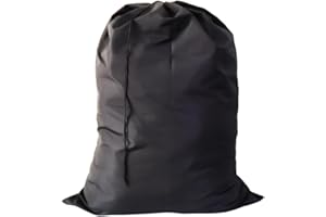 YETHAN Extra Large Laundry Bag, Black Bags with Drawstring Closure, 30"x40", for college, dorm and apartment dwellers