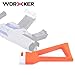 Worker Stock Upgrade for Nerf N-strike Elite Stryfe, Retaliator Blaster and Nerf N-Strike Modulus Blaster(White + Orange)