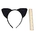 Lucky God 6pcs Girls Cat Ears Headband Lovely Cartoon Hair Band for Fancy Dress Party, Mixed Colors, One Size