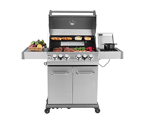 image for Royal Gourmet Infrade 550 4-Burner Cabinet Propane Gas Grill, BBQ Outd