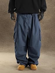 OYOANGLE Men's Drawstring Elastic Waist Flap