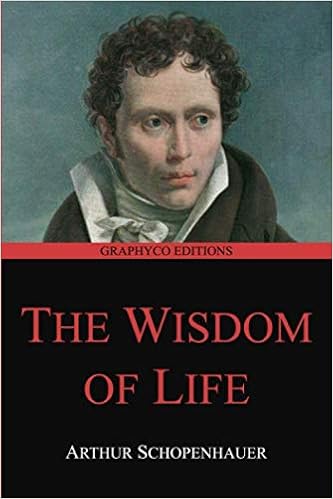 The Wisdom Of Life Graphyco Editions Schopenhauer Arthur Editions Graphyco Saunders T Bailey 9798638701925 Amazon Com Books