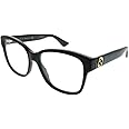 Gucci Square Eyeglasses GG0038O 001 Black 54mm 0038