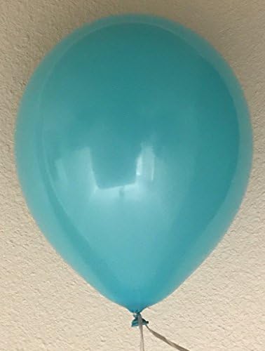 Partyoutletz 12" Latex Balloons, (100 Count) Turquoise
