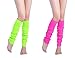 Long Leg Warmer, V28 Women Men 80s Eighty's Ribbed Knit Dance Sports Leg Warmers