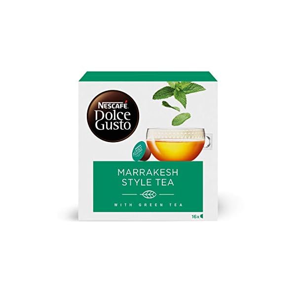 Nescafé DOLCE GUSTO té MARRAKESH Style Tea, Pack de 3 x 16 Cápsulas -  Total: 48 Cápsulas de té - LUMIEST.COM