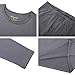 ViCherub Boys Thermal Underwear Set Long Johns for Kids thermals Top & Bottom Knit Base Layer Fleece Lined Winter Warm 2 Sets for Boy