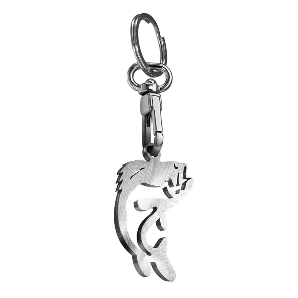 Avisa Stainless steel key chain - 'Fish' (silver)