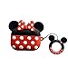 Compatible with Airpods Pro Case,Cute Cartoon Design Soft Silicone Protective Case for Apple Airpods Pro 2019/Airpods Pro 3,Red