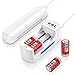 EBL RCR123A Rechargeable Batteries Arlo Batteries Li-ion 3.7V Battery (4-Pack) with Li-ion Universal Battery Charger for Arlo Camera