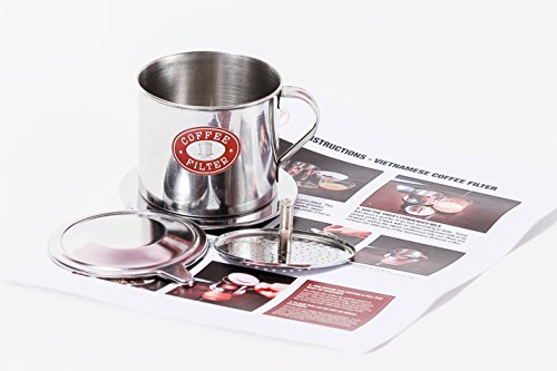 Vietnamese Coffee Filter. Size Small to X- Large. 1 or 2 Pack (2, Large (11 oz))