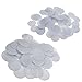 BCP 200 Pieces 1 Inch 2 Inch Round Felt Circles For DIY Craft Projects White Color