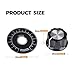 10pcs Adjustable Rotate Button Potentiometer Control Knobs and 10pcs 0-100 Scale Sheet