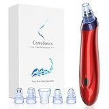Blackhead Remover 5- in-1 Pore Vacuum Electric Blackhead Extractor USB Rechargeable 3 Adjustable Strength Beauty Exfoliators Comedone Machine Pore Cleanser for Acne Facial Pore Clean