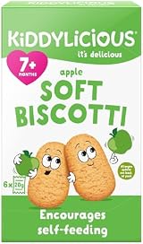 Kiddylicious Apple Biscotti 6 Packs 6 x 6 for 7+ Months Baby Snacks view 4