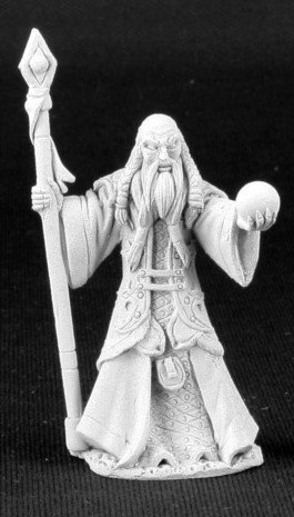 Thaddeus Graytower Wizard Dark Heaven Legends Series by Reaper