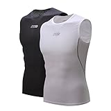 Bpbtti Men's Cycling Base Layer, Undershirt, Bike Biking Sleeveless Shirt – Moisture Wicking and Comfortable