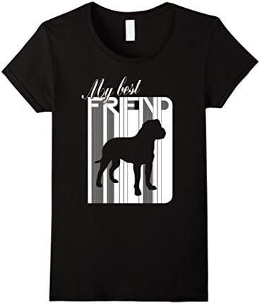 Womens Bullmastiff Mastiff Dog Breed My Best Friend T-Shirt Medium Black