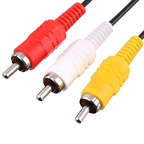 image for TPFOON 2Pcs Pack 6ft Composite AV to RCA Cable Cord for Sony Playstati