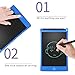 GUYUCOM Writing Board, 8.5inch LCD Writing Tablet Doodle Board Message Board with Lock Button for Kids Adults (blue-2pcs)