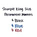 SHARPIE 15003 King Size Permanent Marker, Blue, 12-Pack