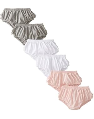 Set of 6 Solid Ruffle Diaper Covers