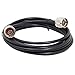 50 Ohm Ultra Low Loss N-Type Coax Cable 10ft, Ancable N Male to N Male Pigtail Jumper Cable for Cell Phone Signal Booster Router Amplifier and Inside/Outside Antennas Satellite Dish