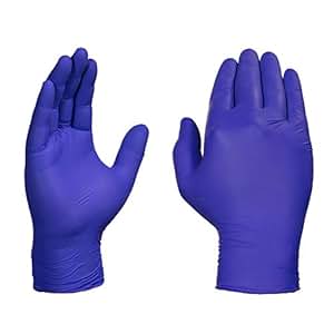 Amazon.com: AMMEX Indigo Nitrile 4 Mil Disposable Gloves