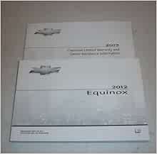 Amazon.com: 2012 Chevrolet Equinox Owners Manual: Chevrolet: Books